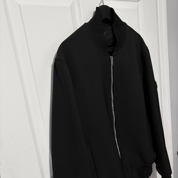 GIVENCHY Black 4G Logo Virgin Wool Bomber Jacket Men L 50